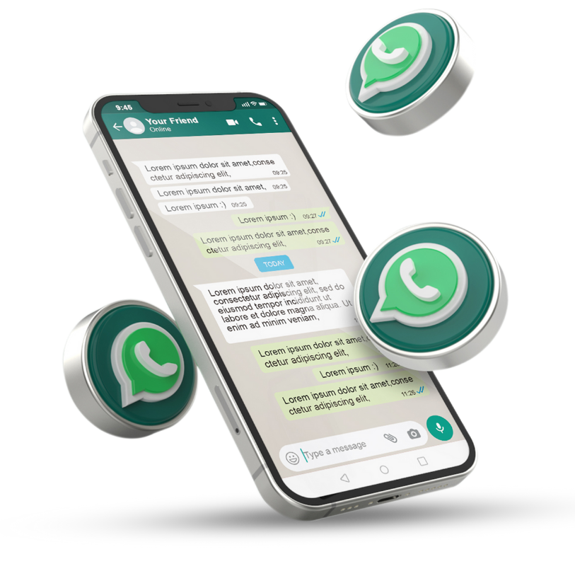 WhatsApp Chat Illustration